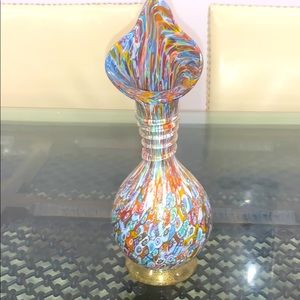 Venetian (Italian) Hand blown glass vase- Murano